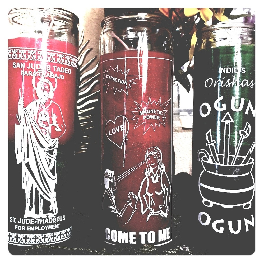 Three🕯7 day candles